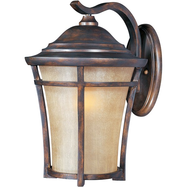 Maxim Balboa VX LED E26 1-Light 12" Wide Copper Oxide Outdoor Wall Sconce 65165GFCO